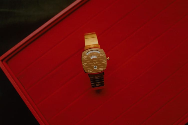 Gucci redéfinit le temps avec la première collection horlogère d'Alessandro Michele "Grip Watch"
