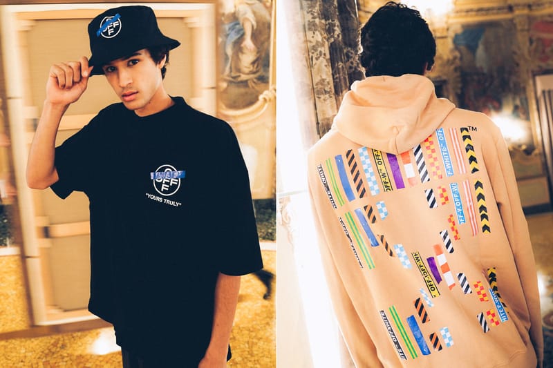Off-White™ dévoile la collection capsule "Tape" affublée de rubans colorés