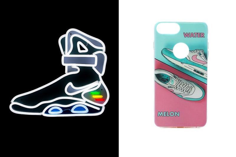 Tapis, néons LED, coques smartphones... Ce site ne vend que des goodies liés aux sneakers