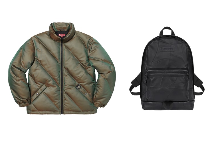 Air Max 95 Lux, doudoune iridescente ou sacs en cuir... Voici la liste et les prix du drop Supreme de la semaine