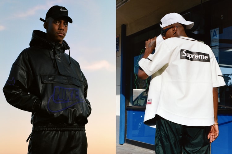 Supreme présente une nouvelle collaboration avec Nike, collection apparel et accessoires centrée sur le cuir