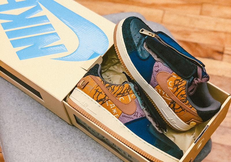Les Nike Air Force 1 de Travis Scott seront vendues avec une boite personnalisée