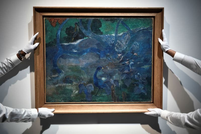 Tableau Te Bourrao II de Paul Gauguin