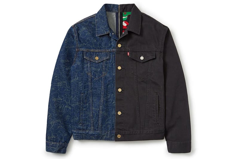 BAPE réinvente l'iconique Type III Trucker Jacket de Levi's à l'occasion d'une collection capsule