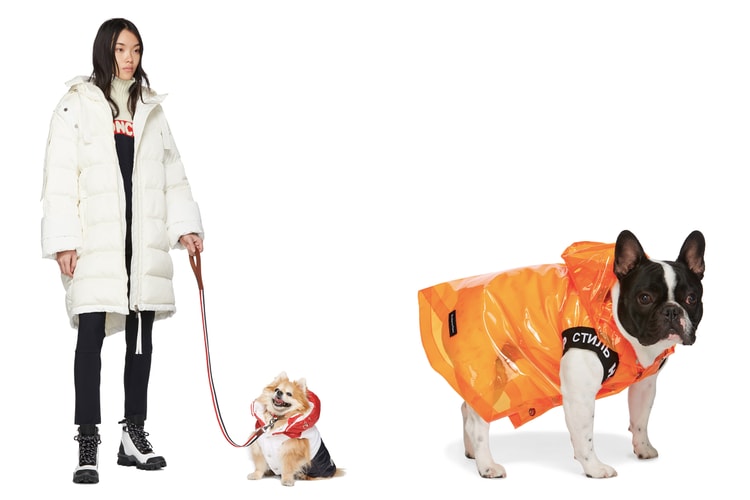 SSENSE lance une offre de vêtements pour chiens réalisés en collaboration avec Burberry, Heron Preston, ALYX ou encore Versace
