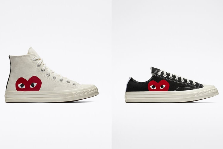 Converse remet en vente par surprise ses Chuck Taylor imaginées en collaboration avec COMME des GARÇONS