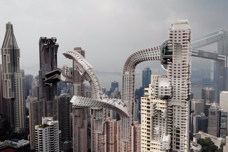 L'artiste Stefan Larsson donne vie au paysage urbain de Hong Kong dans son oeuvre 'Spatial Bodies'