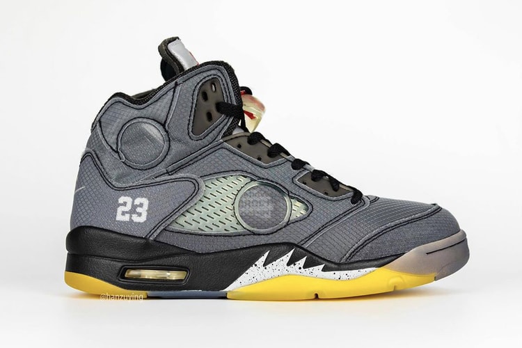 Un nouvel aperçu détaillé (avec supplément 3M) de l'inédite Off-White™ x Air Jordan 5