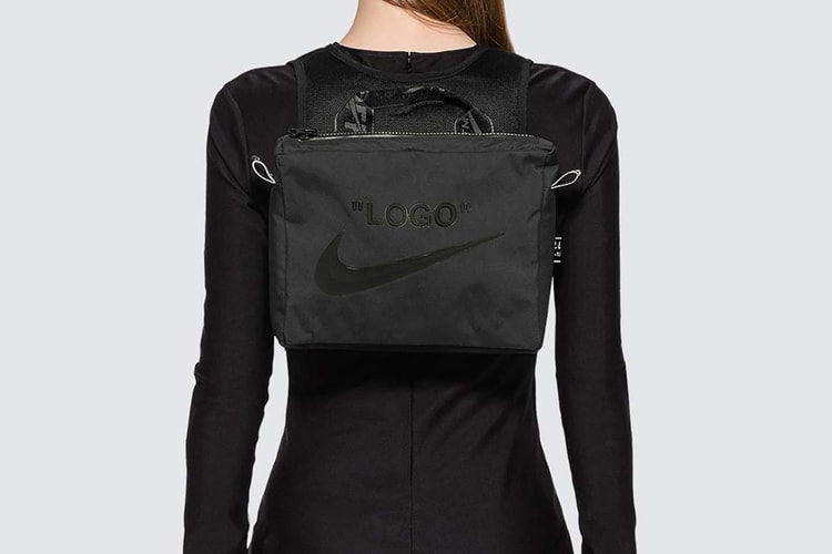 Off-White™ et Nike imaginent un vest-bag utilitaire à fermeture lacée