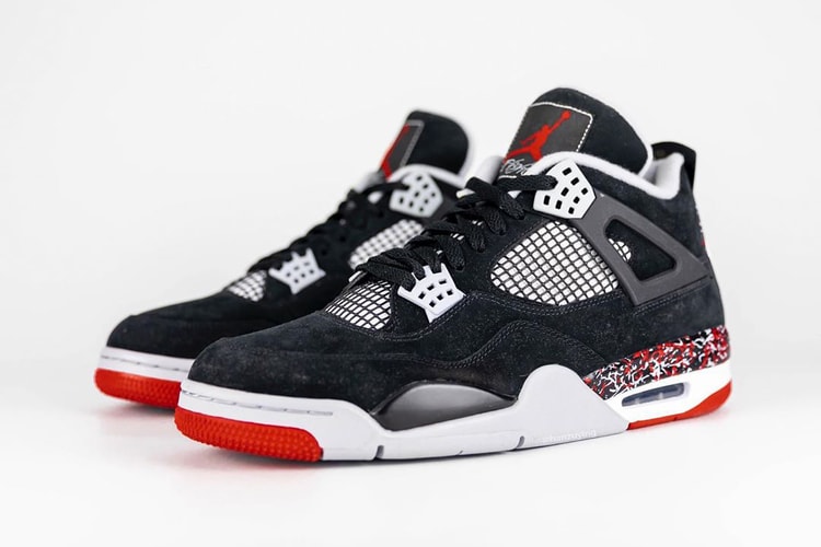 Premières images de la Air Jordan 4 "Splatter" en collaboration avec le label de Drake OVO