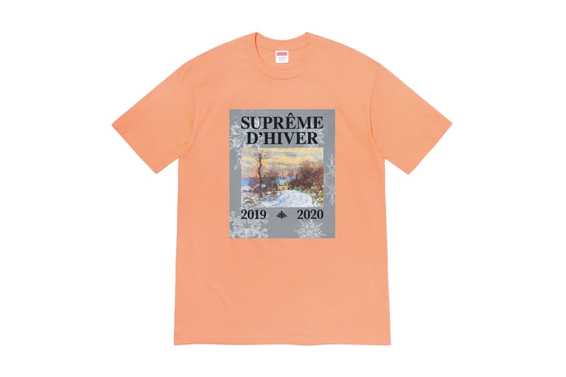 Photo Supreme tees Hiver 2019