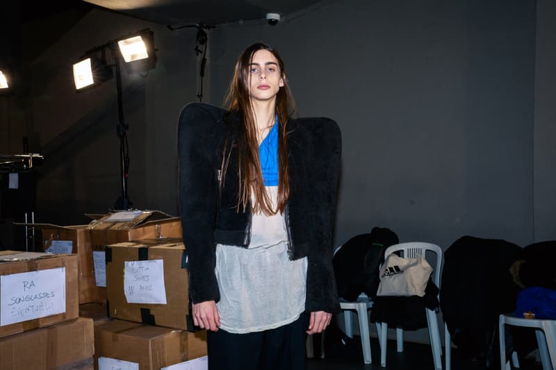 Photos backstages Rick Owens