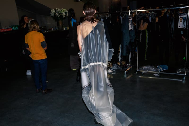 Photos backstages Rick Owens