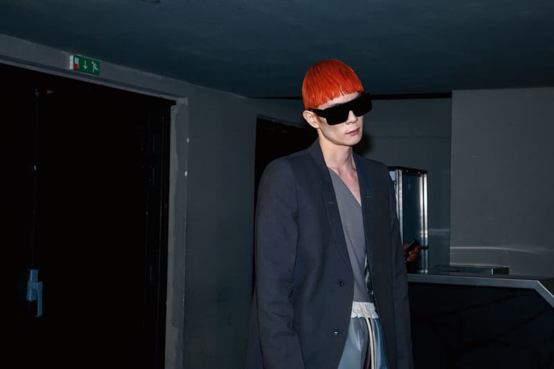 Photos backstages Rick Owens