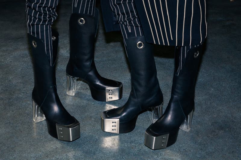 Photos backstages Rick Owens