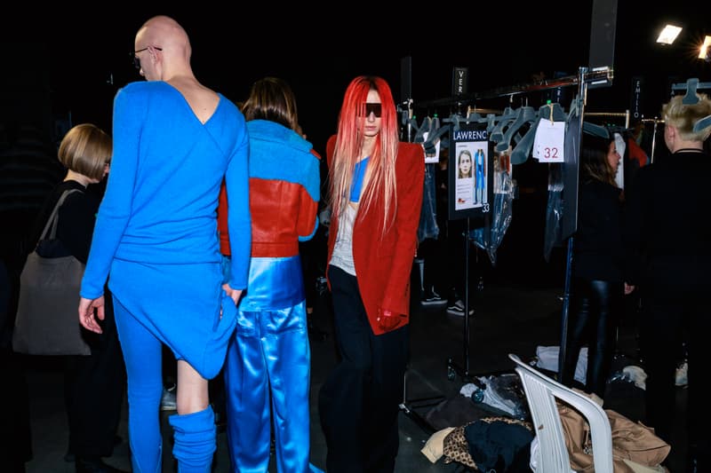 Photos backstages Rick Owens