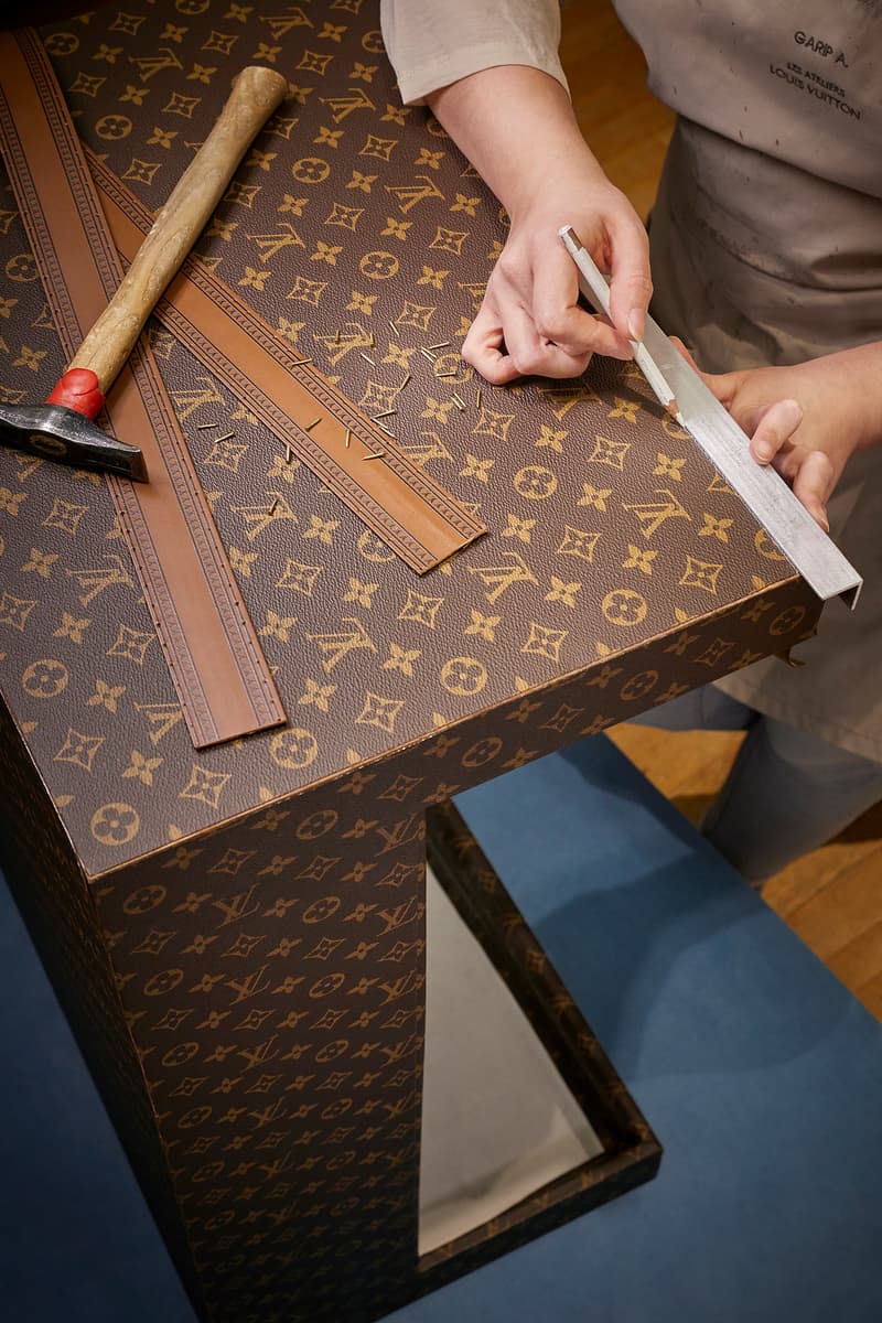 Photo malle Louis Vuitton x NBA