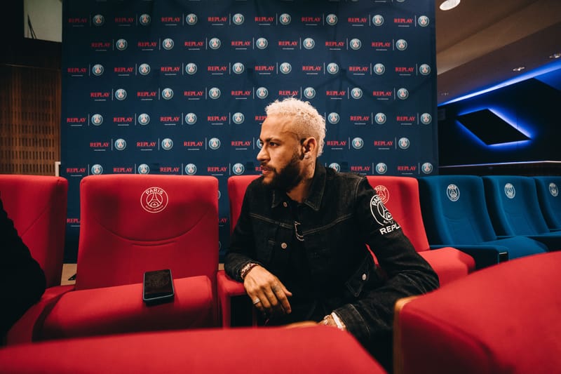 Rencontre - Dans les coulisses du lancement de la collection Replay x PSG avec Neymar