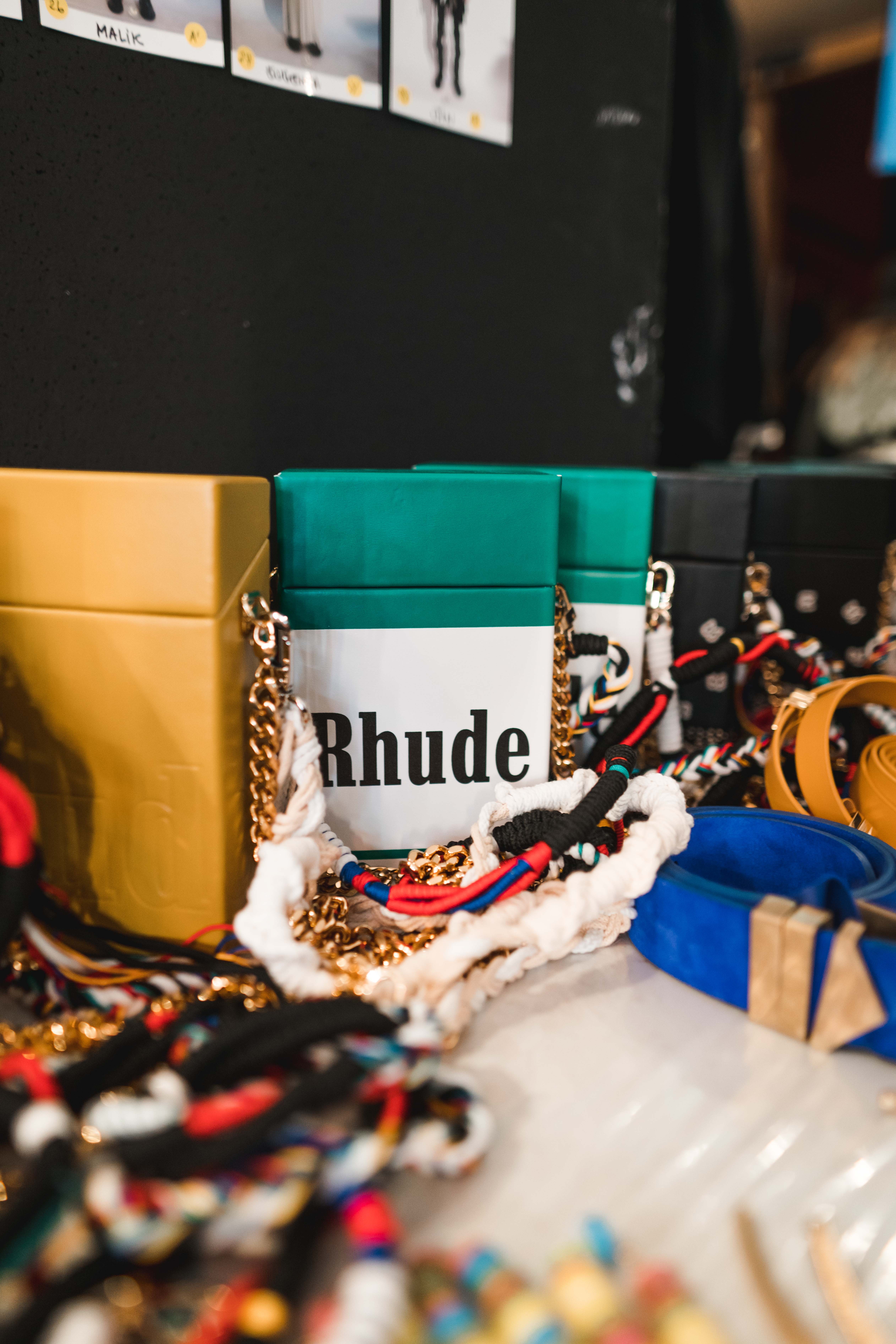 RHUDE backstage paris fashion week