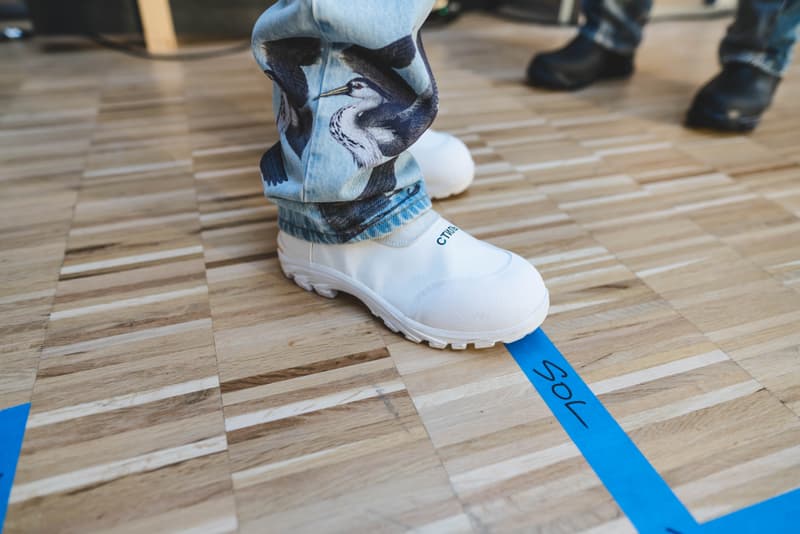 Photos backstage Heron Preston
