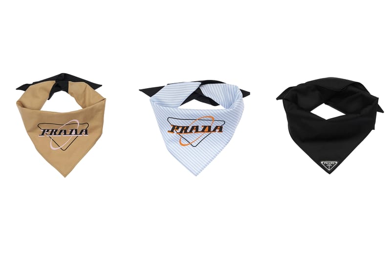 Prada dévoile trois bandanas à nouer pour la saison Printemps/Été