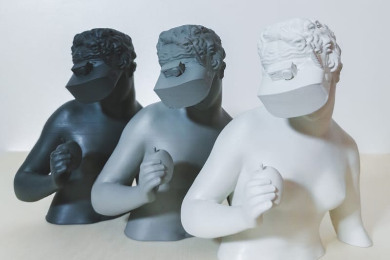 Why Bother With Reality? se demande l'artiste Parse/Error dans sa nouvelle sculpture