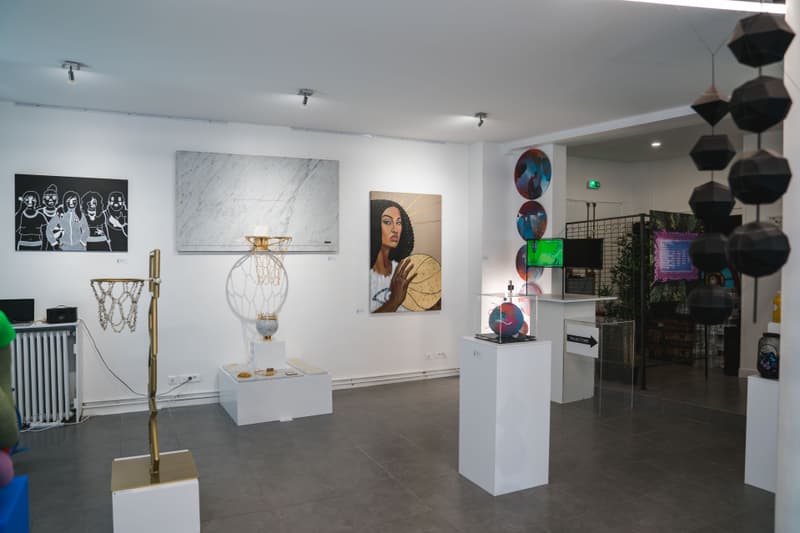 Photo expo basketball Trajectoire Studio