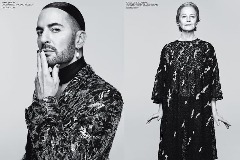 Marc Jacobs et l'actrice Charlotte Rampling réunis pour la nouvelle campagne Givenchy