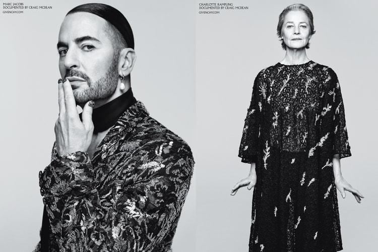 Marc Jacobs et l'actrice Charlotte Rampling réunis pour la nouvelle campagne Givenchy