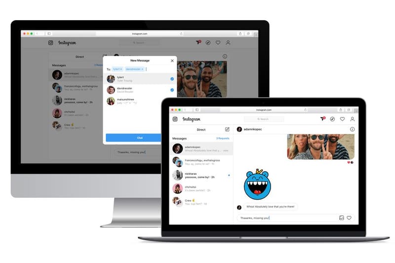 Instagram vous offre désormais la possibilité de gérer vos DM depuis un ordinateur