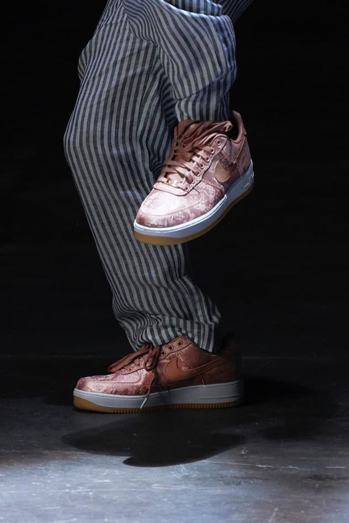 CLOT Nike Air Force 1 Rose Gold