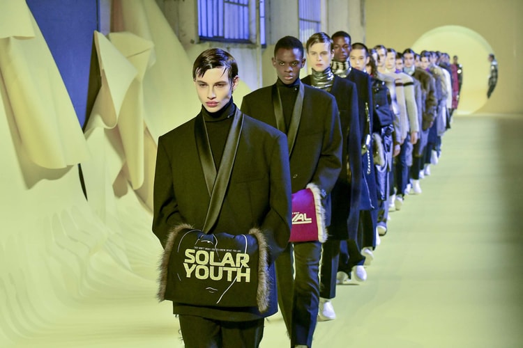 Raf Simons présente ses nouvelles (RUNNER) à l'occasion de son défilé Automne/Hiver 2020