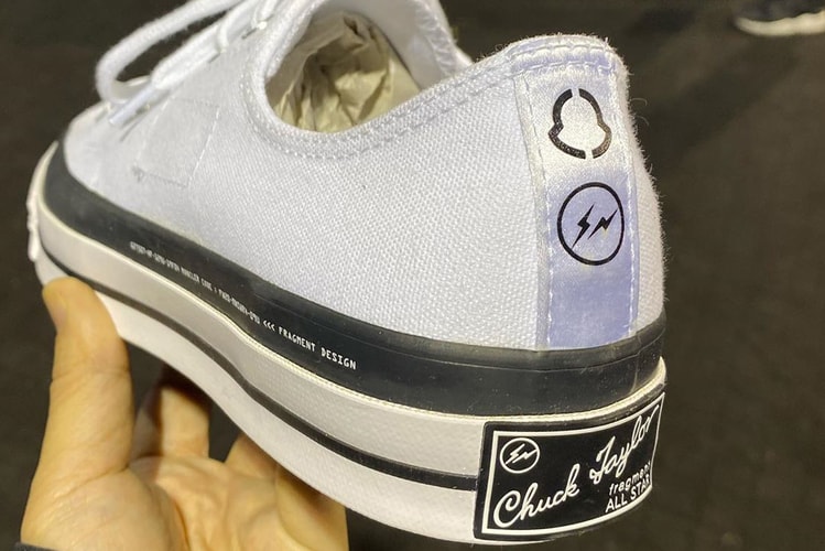 Un premier aperçu d'une sneaker Moncler x fragment design x Converse