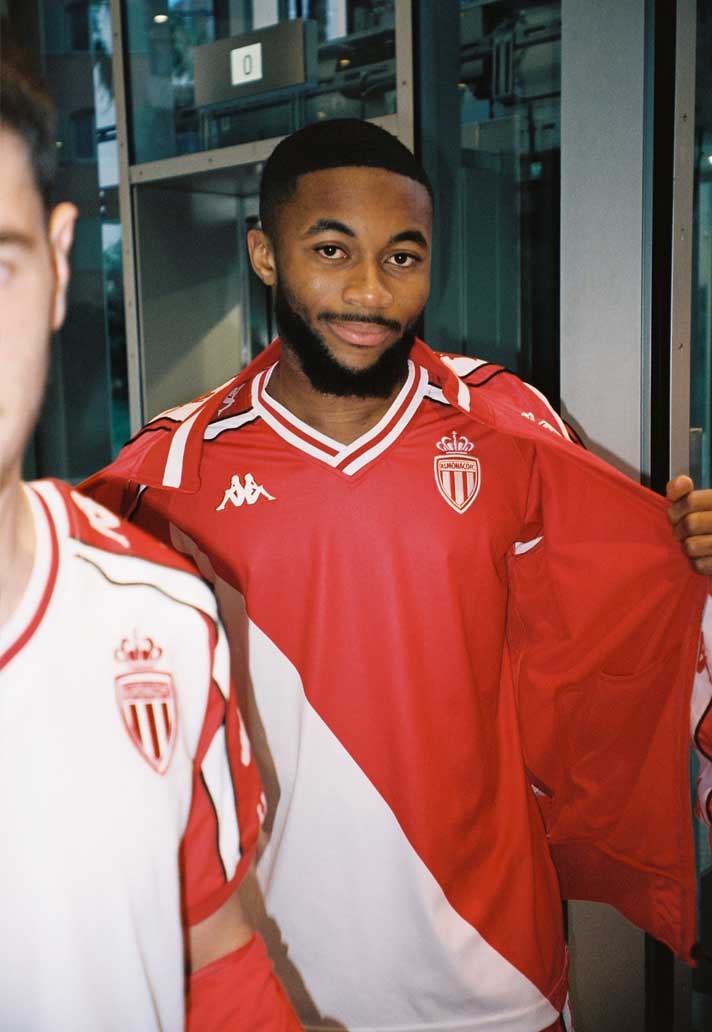 Photo AS Monaco x Kappa rétro