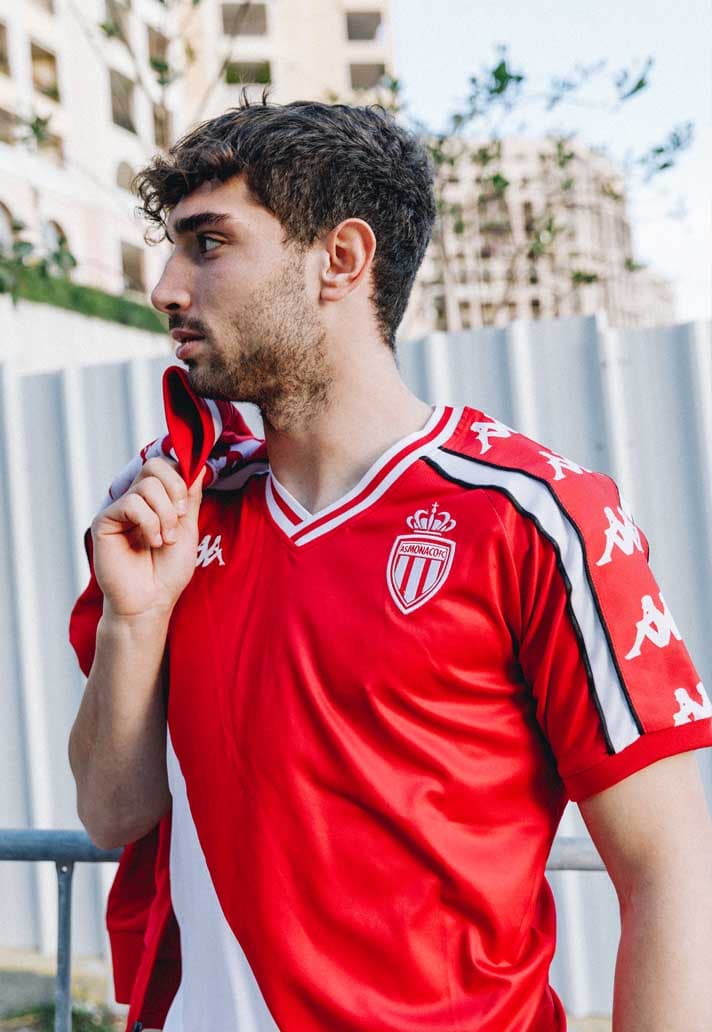 Photo AS Monaco x Kappa rétro