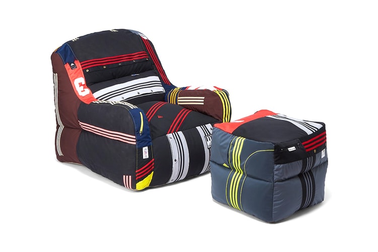 LN-CC et Dr. Romanelli recyclent des trackpants adidas pour confectionner un fauteuil à 6,850€
