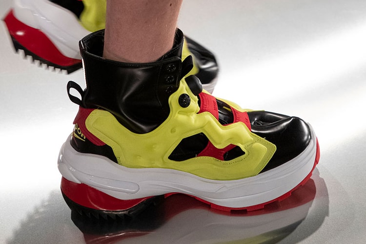 Un aperçu détaillé de la Maison Margiela x Reebok Tabi Instapump Fury