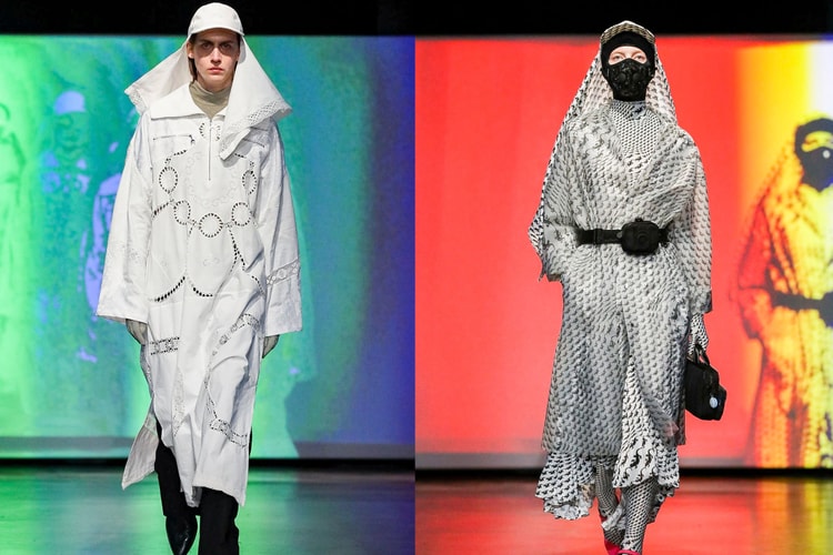 À Paris Marine Serre se joue magnifiquement de l'unisexe sur fond d'apocalypse