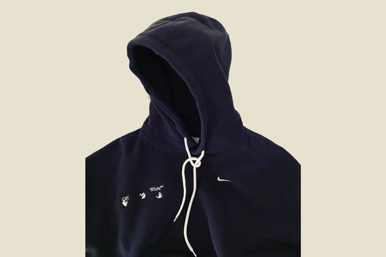 Virgil Abloh dévoile un hoodie inédit en collab avec Nike, le premier avec le nouveau logo Off-White™