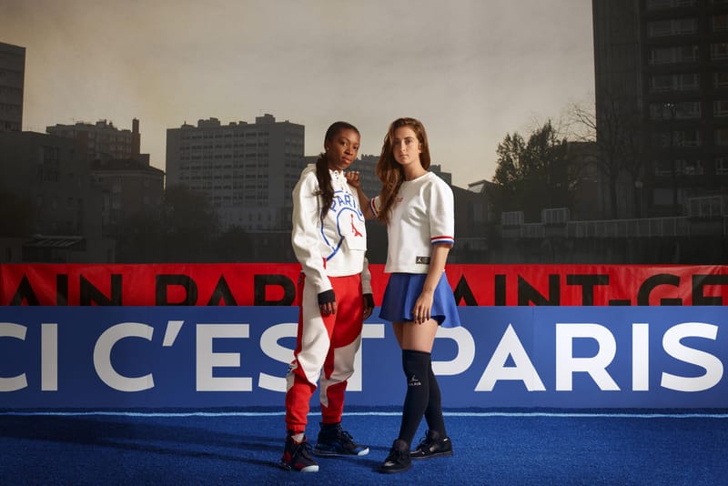 Les images officielles de la toute première collection pour femme imaginée entre le PSG et Jordan