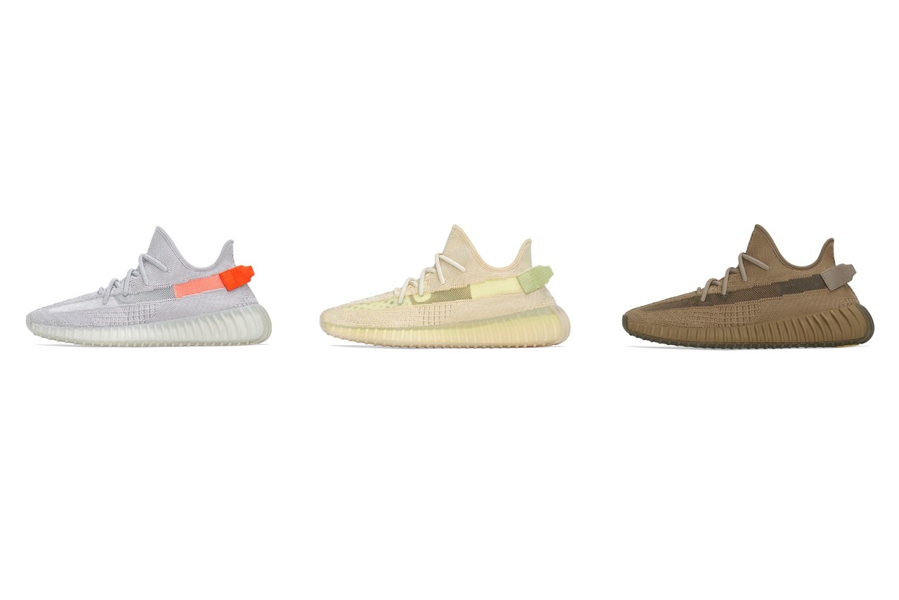 Photo YEEZY BOOST 350 V2 "Earth", "Flax" et "Tail Light"