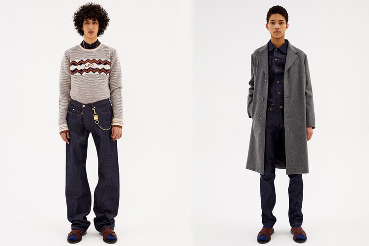 Nouvelles coupes de jeans et imprimés audacieux dans la collection Automne/Hiver 2020 d'A.P.C.