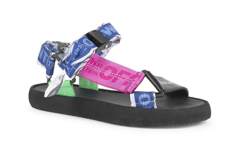 Off-White™ dévoile une sandale confectionnée de son emblématique ceinture industrielle