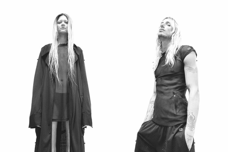 Rick Owens présente sa collaboration minimaliste avec Champion