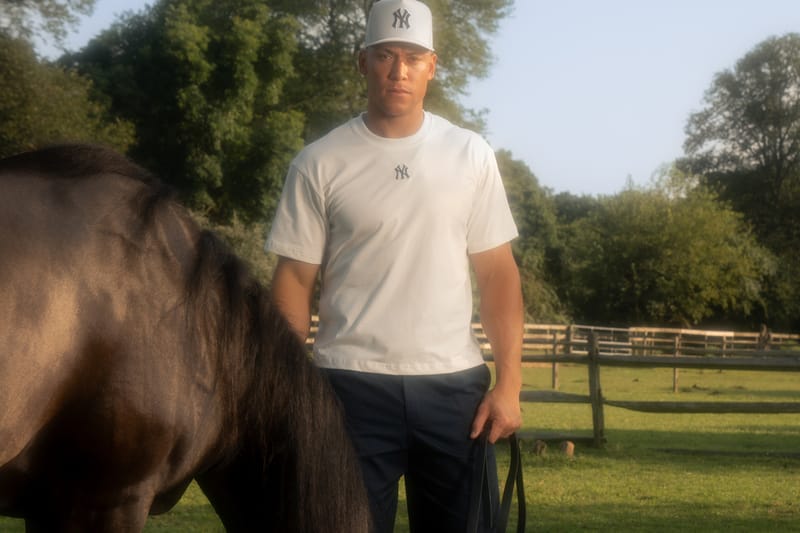 Aaron Judge en tête d’affiche du lookbook de la capsule Siegelman Stable x New York Yankees