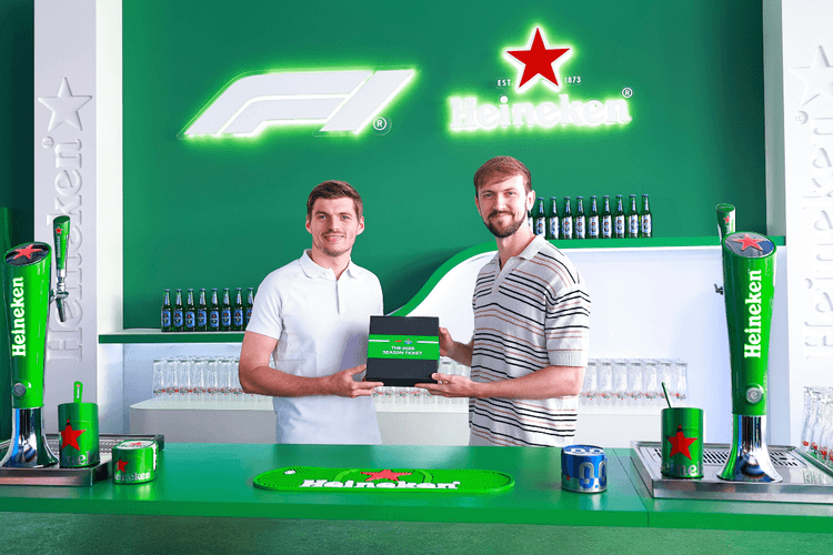 Heineken renouvelle son partenariat avec la Formule 1 et lance le premier pass saison F1 au monde