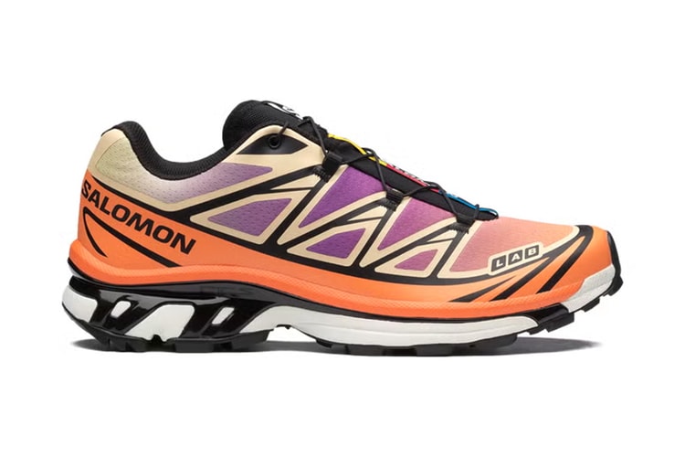 Salomon XT-6 « Black/Almond Cream » : une version audacieuse et ultra colorée