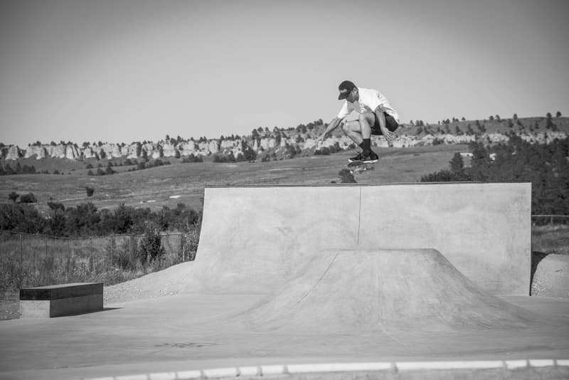IN PHOTOS -- Skateboarding In Pine Ridge