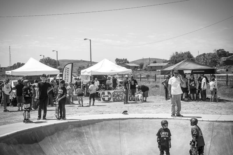 IN PHOTOS -- Skateboarding In Pine Ridge