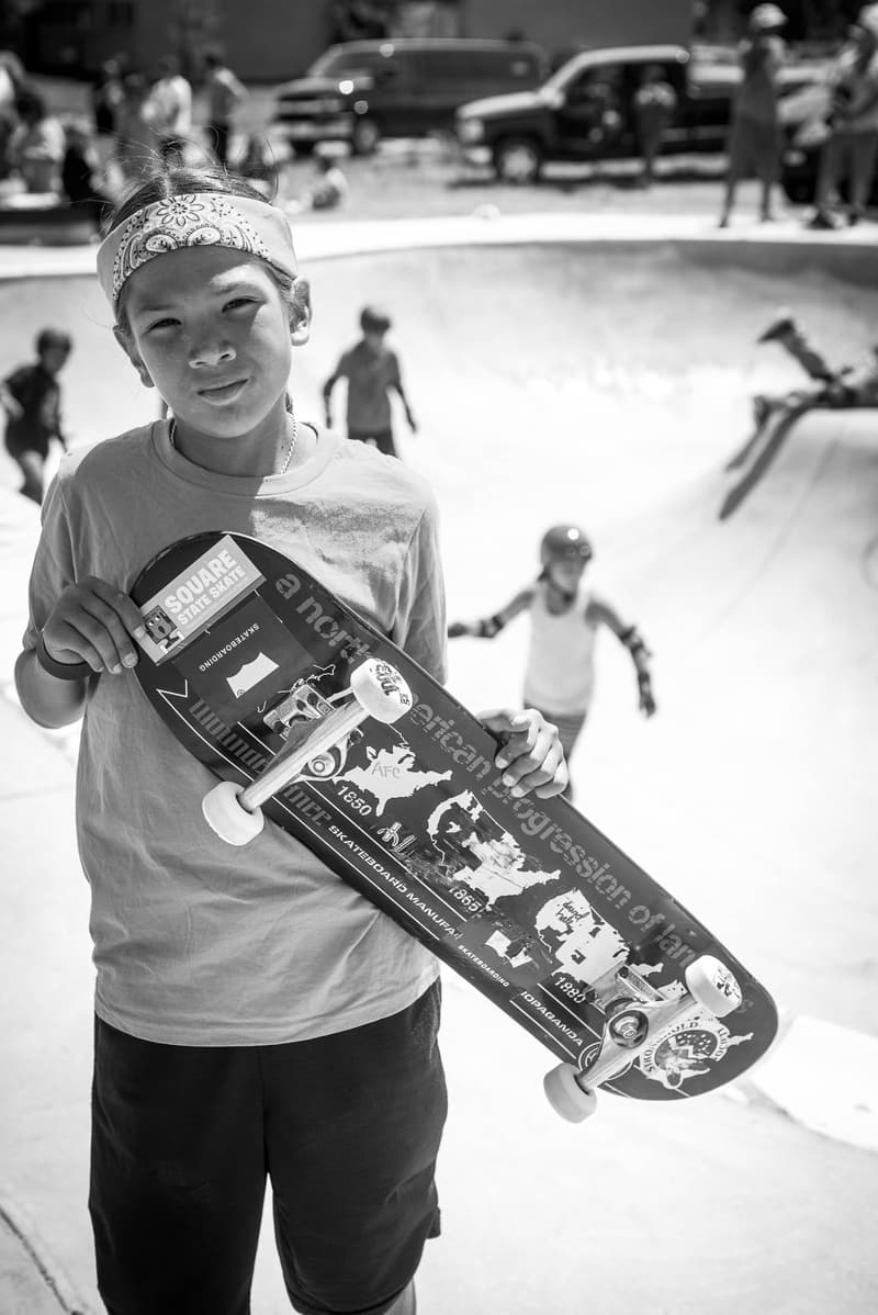 IN PHOTOS -- Skateboarding In Pine Ridge